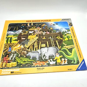Ravensburger Noahs Ark See Inside Tray Puzzle 1991 Hermann Wernhard Cardboard - Picture 1 of 6