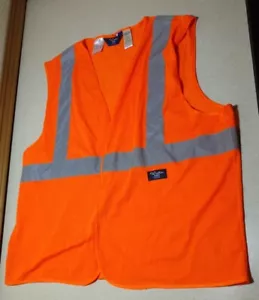 Men's Walls Blaze Orange Reflective Hunting Construction Mesh Safety Vest Sz XL - Picture 1 of 7