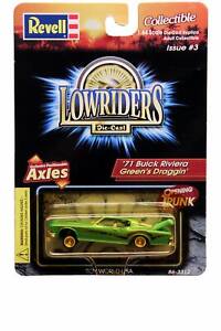 Revell Lowriders '71 Buick Riviera Green's Draggin' Issue #3 Diecast Collectible
