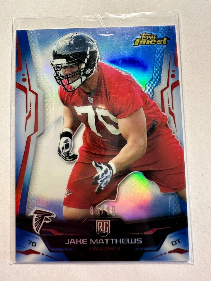 K28,157 - 2014 Finest Blue Refractors #136 Jake Matthews #/99 - Image 1 of 1
