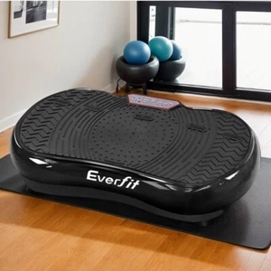 99 Speed Vibration Machine Platform Vibrator Resistance Rope Home Fitness Black - Picture 1 of 6