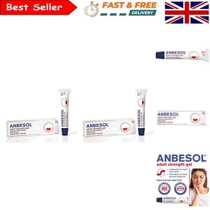 Adult Strength Lidocaine Gel 10g Pack of 2 for Rapid Oral Pain Relief - Picture 1 of 7