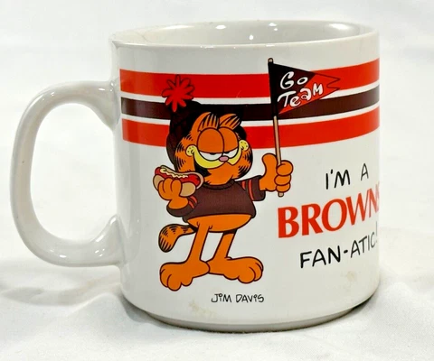 Vintage Garfield Cleveland Browns Fan Official Licensed  NFL 1978 Fan-Attic Cover