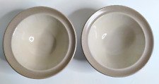 2 Johnson Brothers HESSIAN 6.5" Rimmed Cereal Bowls MINT