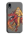 Funny Gingerbread Hero Phone Case Cover On Dragon Fire breathing Dragons M495