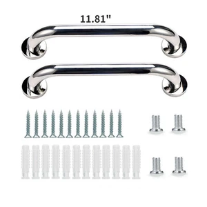 Maniglione in acciaio inox per bagno sicurezza handicap maniglia doccia supporto - Foto 1 di 9