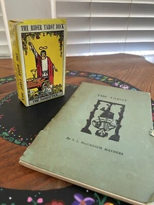 Vintage Rider Tarot Deck COMPLETE + The Tarot - S.L. MacGregor Mathers Booklet - Picture 1 of 17