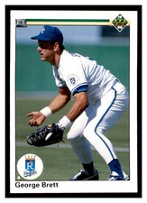 1990 Upper Deck #124 GEORGE BRETT Kansas City Royals ~G4S