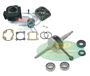 KIT GRUPPO TERMICO DR 70cc ALBERO MOTORE CUSCINETTI TOP PER APRILIA AMICO 50 2T - Foto 1 di 1