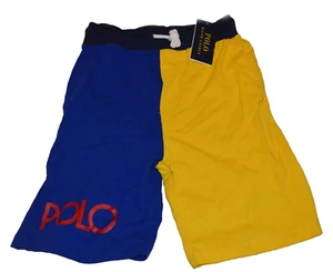 Polo Ralph Lauren Colorblock Boys Shorts Small Blue and Yellow S (8) - Picture 1 of 5