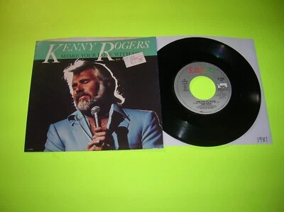 Pop  45 & Picture Sleeve  -  Kenny Rogers  -  Share Your Love With Me  -  1981 - Image 1 of 2