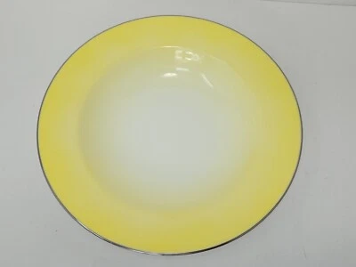 Missoni Home Richard Ginori 173 Soup Bowl 9 in Fine Bone China, Yellow/Silver - Image 1 of 4