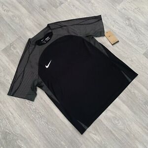 Nike Strike Dri-Fit Short Sleeve Training Running Gym Top - Black [DV9237-010]