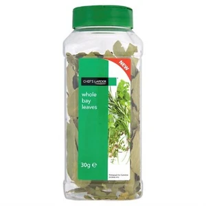 Chef's Larder Whole Bay Leaves 30g - Re-Closable Tub - Picture 1 of 1