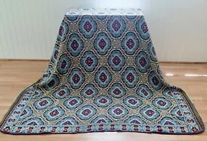 VTG TAPESTRY BEDSPREAD '80a IN TRULY FINE COND 73" x 83". NO HOLES/TEARS/FADING - Picture 1 of 9
