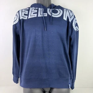 Geelong Cats AFL Licensed Graphic Hoodie Mens M Navy Blue/White 55/63 - Picture 1 of 7