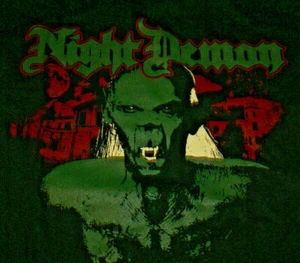 Night Demon Official New Medium Tee Shirt Metal Fast Shipping - Picture 1 of 3