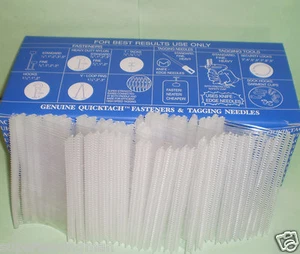 5000 CLEAR STANDARD PRICE TAG TAGGING TAGGER GUN 2" PIN BARBS FASTENERS 2" - Picture 1 of 2