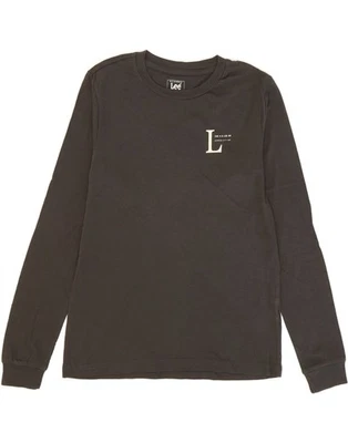 LEE Mens Regular Fit Graphic Top Long Sleeve XS Grey Cotton OW09 - Image 1 of 3