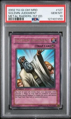 Yu-Gi-Oh! Solemn Judgment MRD-127 1st Edition PSA 10 Gem Mint-Ultra Rare - Image 1 of 2