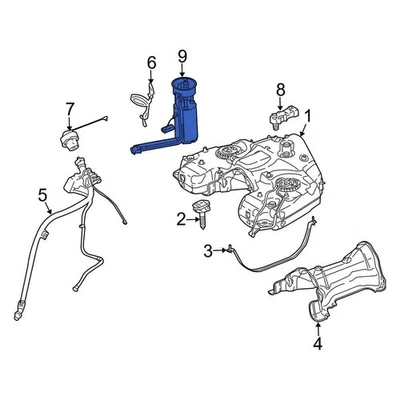 For Mercedes-Benz GL550 2008 Mercedes-Benz 1644701994 Electric Fuel Pump - Изображение 1 из 2