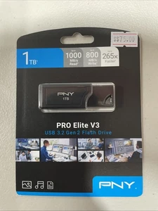1TB PRO Elite V3 USB 3.2 Gen 2 Flash Drive – Up to 1000MB/s Read, Up to 800MB... - Picture 1 of 2