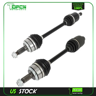 Ajuste para Honda Accord 2008-2012 Acura TSX 2009-2012 2,4 L lado delantero 2 piezas ejes CV Foto 1 de 4