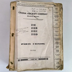 Parts Catalog Cessna 310, 310B, 310C, 310D; March 1962 - Picture 1 of 8