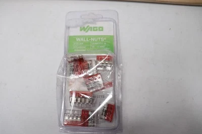 (10-Pk) Wago Push-in Wire Connector 4-Port 2773 Series 60431381 - Image 1 of 4