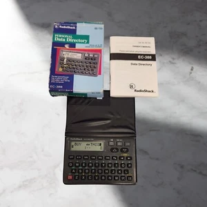 Vintage Personal Data Clock Directory 65720 EC-388 Radio Shack And Owners Manual - Bild 1 von 6