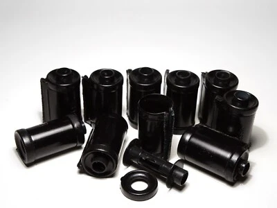 10 Ten USSR Soviet reloadable Metal 35mm Film cassettes film canisters. - Image 1 of 4