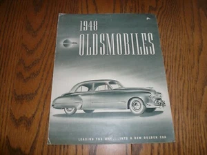 1948 Oldsmobile Sales Brochure with Acme Paint Chips Package - Color OEM 88 98 - Imagen 1 de 5