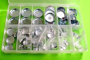 Fits GM models 124x Assorted Freeze Expansion Plugs Zinc Plated Steel Engine