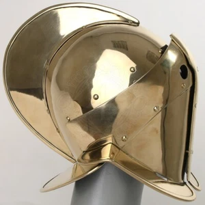 Gladiatorenhelm Secutor, Mittelalter Griechischhelm Messing Polnisch Ritter Kostüm Helm - Bild 1 von 6