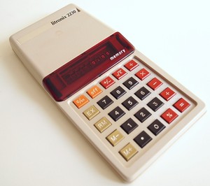 LITRONIX 2230 vintage calculator 1975 LED display 1970s Taschenrechner old retro