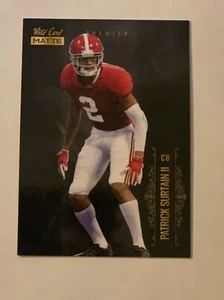 PATRICK SURTAIN II 2021 Wild Card Matte Premier Black Denver Broncos RC #MBC-14 - Picture 1 of 2