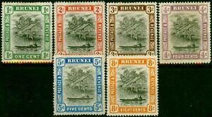 Brunei 1907 Set 6 bis 8c SG23-28 Gut MM