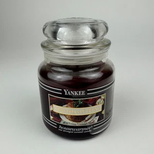 SELTENE Yankee Kerze WEIHNACHTSPUDDING 14,5 Unzen schwarze Bandkerze neu/unbenutzt - Bild 1 von 14