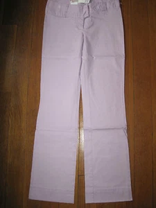PENGUIN by MUNSINGWEAR lady lilac boot cut trousers 12 RP£75 new cotton - Picture 1 of 5