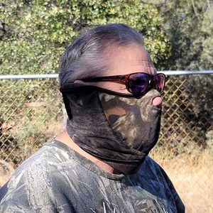 Cabelas Scent-lok Facemask Polartec Camo Wrap Around - Picture 1 of 13