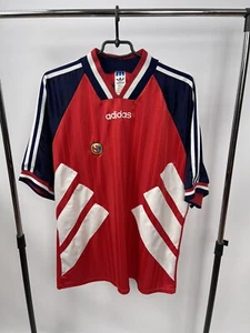 Adidas Norway jersey 1994 size XL home shirt Norway vintage - Picture 1 of 4