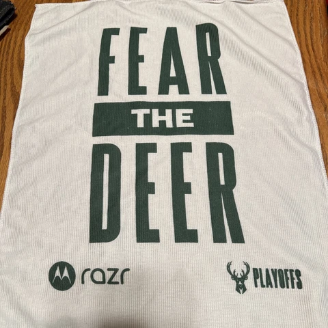 MILWAUKEE BUCKS 2023 "FEAR THE DEER" PLAYOFFS TOWEL Cover