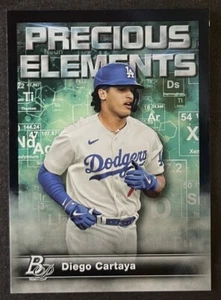 2023 Bowman Platinum Precious Elements Rookie Diego Cartaya #PE-9 - Picture 1 of 2