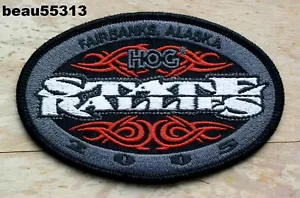 ⭐2005 FAIRBANKS ALASKA HARLEY OWNERS GROUP STATE HOG H.O.G. RALLY VEST PATCH - Picture 1 of 1