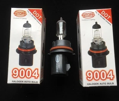 9004 - HB1 Bright White Halogen Headlight Light Bulb DOT 65/45W High / Low Beam - Image 1 of 2