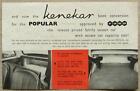 FORD POPULAR KENEKAR STIEFEL UMBAU von KENEX Auto Verkaufsbroschüre 1950er Jahre