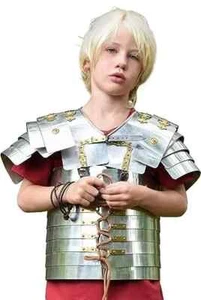 Roman Lorica Segmentata Junior Children's Roman Armor Viking Lorica Suit Costume - Bild 1 von 9