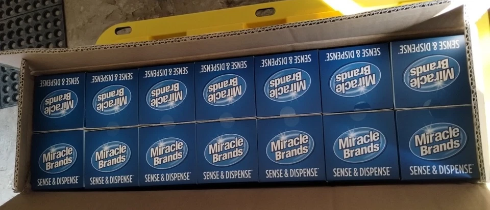 Miracle Brands Touchless Soap Dispenser Sense & Dispense Reusable 3pack