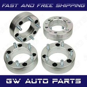 4 PCs 2" WHEEL CONVERSION ADAPTERS 6X135 to 5X4.5 CB 87.1 STUD 12X1.5 - Picture 1 of 10