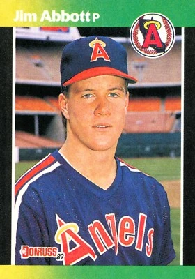 1989 Donruss Jim Abbott RC #171 - Image 1 of 2